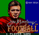 Joe Montana Football screenshot 4 for Sega Game Gear